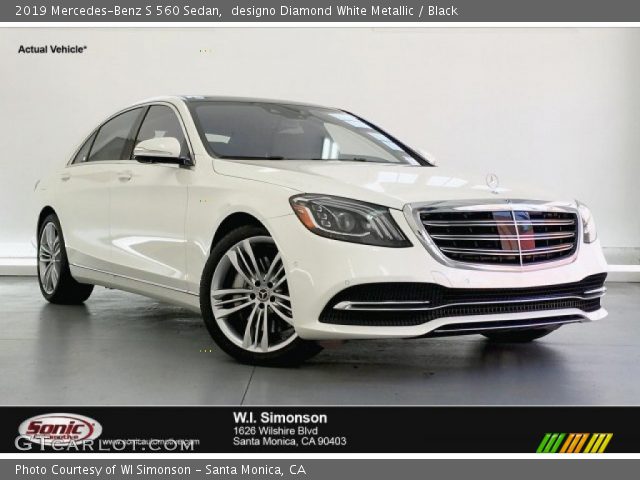 2019 Mercedes-Benz S 560 Sedan in designo Diamond White Metallic