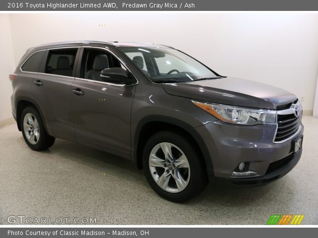 2016 Toyota Highlander Limited AWD in Predawn Gray Mica