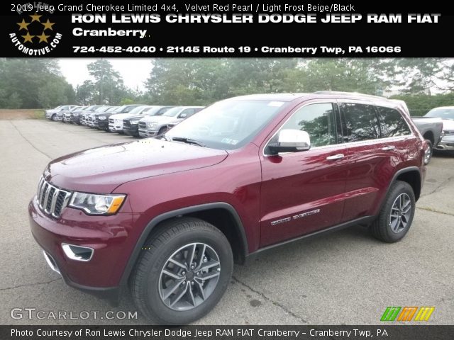 2019 Jeep Grand Cherokee Limited 4x4 in Velvet Red Pearl