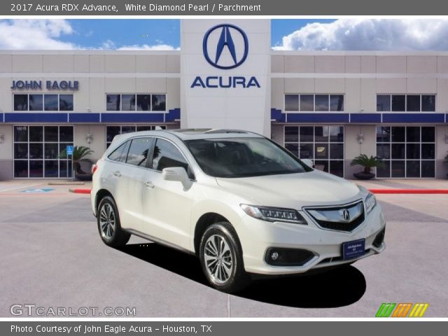 2017 Acura RDX Advance in White Diamond Pearl