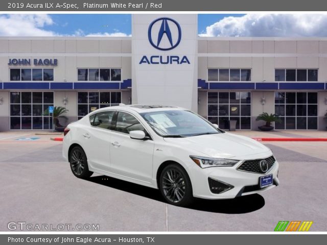 2019 Acura ILX A-Spec in Platinum White Pearl
