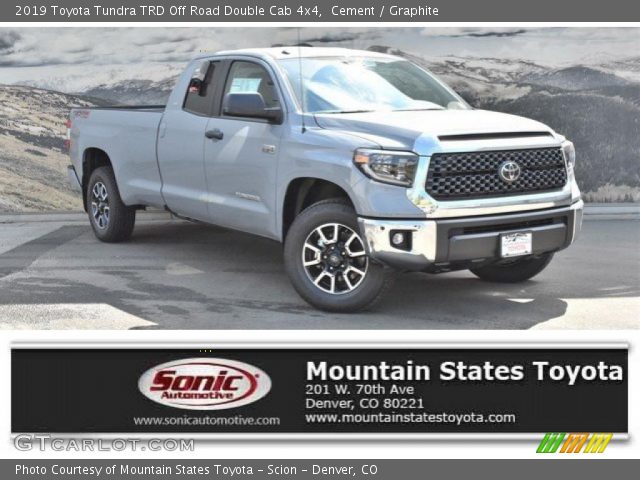 2019 Toyota Tundra TRD Off Road Double Cab 4x4 in Cement