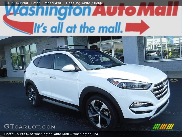 2017 Hyundai Tucson Limited AWD in Dazzling White
