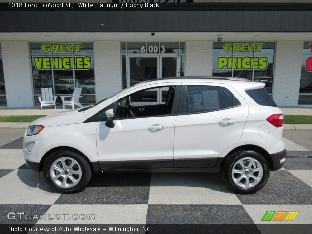 2018 Ford EcoSport SE in White Platinum