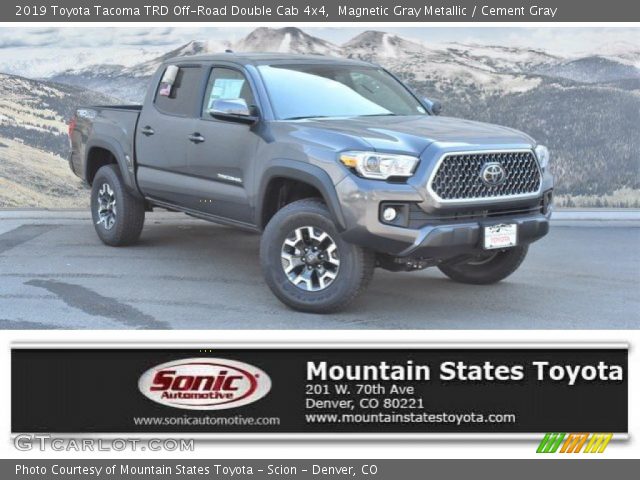 2019 Toyota Tacoma TRD Off-Road Double Cab 4x4 in Magnetic Gray Metallic