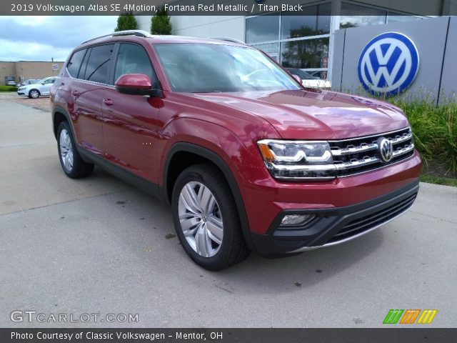 2019 Volkswagen Atlas SE 4Motion in Fortana Red Metallic