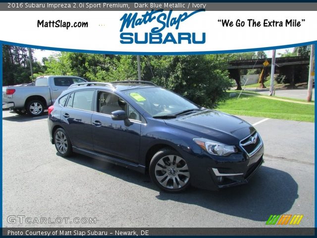 2016 Subaru Impreza 2.0i Sport Premium in Dark Blue Metallic