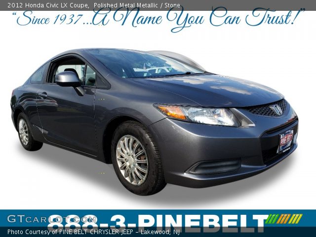 2012 Honda Civic LX Coupe in Polished Metal Metallic