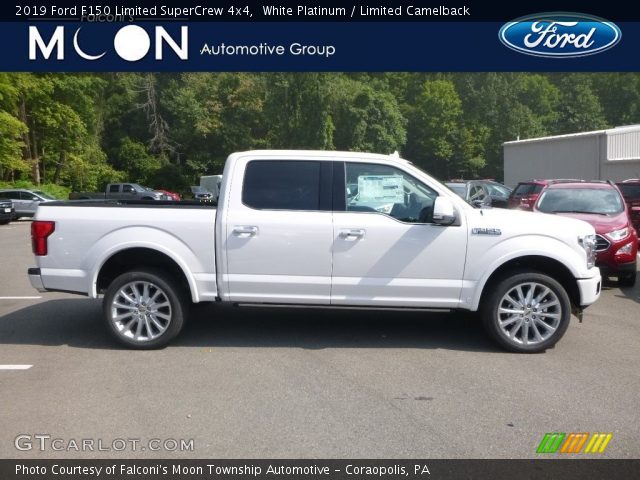 2019 Ford F150 Limited SuperCrew 4x4 in White Platinum