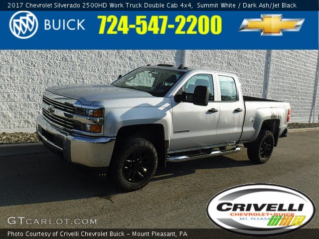 2017 Chevrolet Silverado 2500HD Work Truck Double Cab 4x4 in Summit White