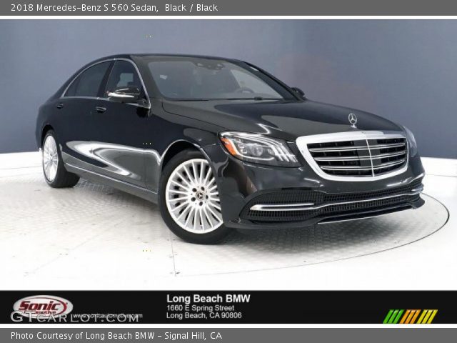 2018 Mercedes-Benz S 560 Sedan in Black