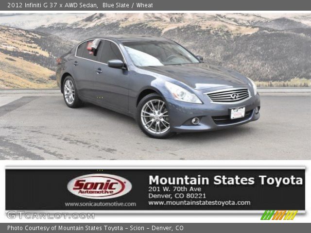 2012 Infiniti G 37 x AWD Sedan in Blue Slate