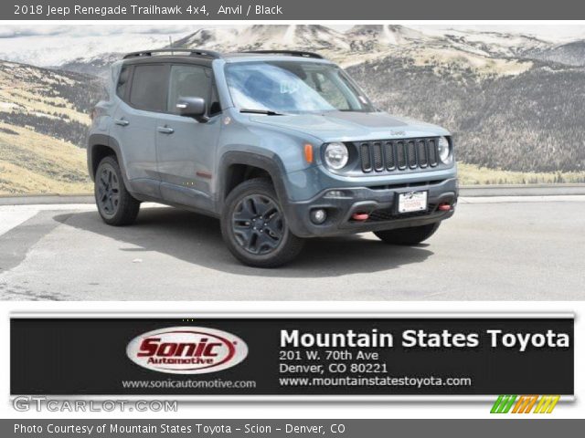2018 Jeep Renegade Trailhawk 4x4 in Anvil