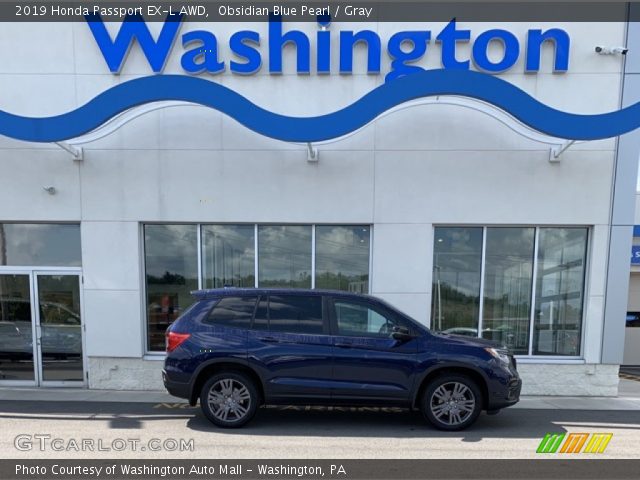 2019 Honda Passport EX-L AWD in Obsidian Blue Pearl