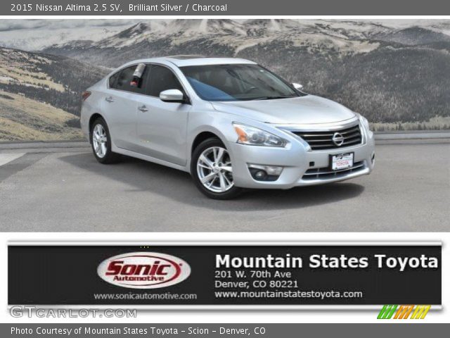 2015 Nissan Altima 2.5 SV in Brilliant Silver