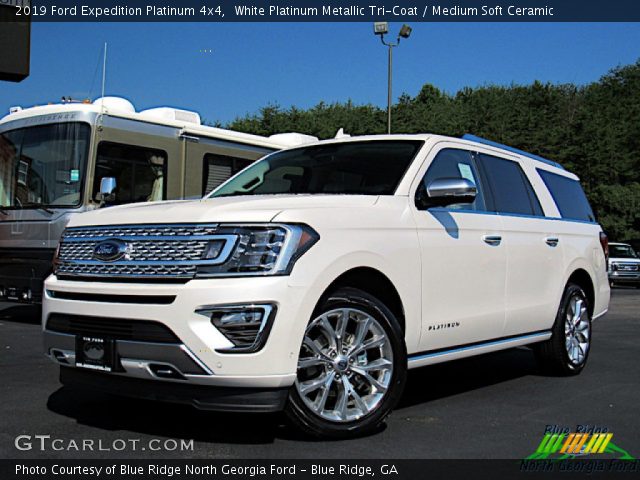 2019 Ford Expedition Platinum 4x4 in White Platinum Metallic Tri-Coat