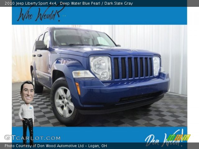 2010 Jeep Liberty Sport 4x4 in Deep Water Blue Pearl