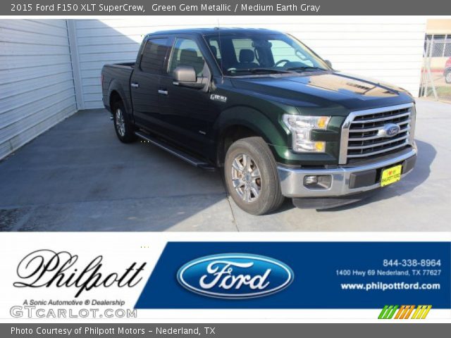 2015 Ford F150 XLT SuperCrew in Green Gem Metallic