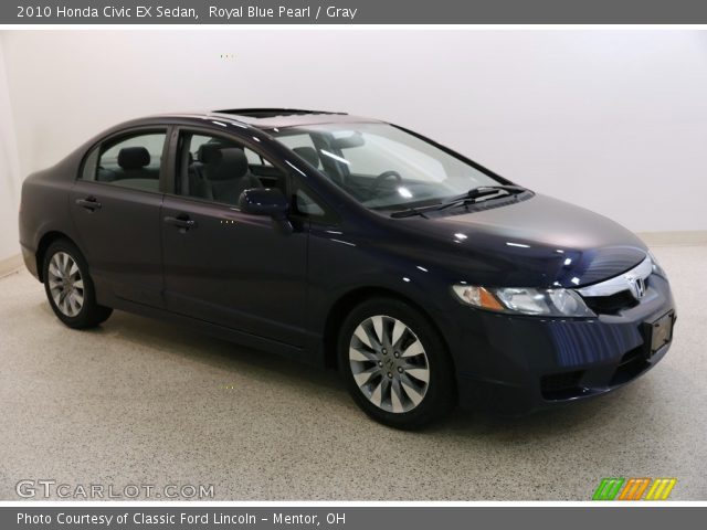 2010 Honda Civic EX Sedan in Royal Blue Pearl