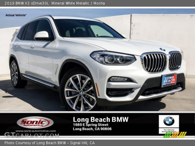 2019 BMW X3 sDrive30i in Mineral White Metallic