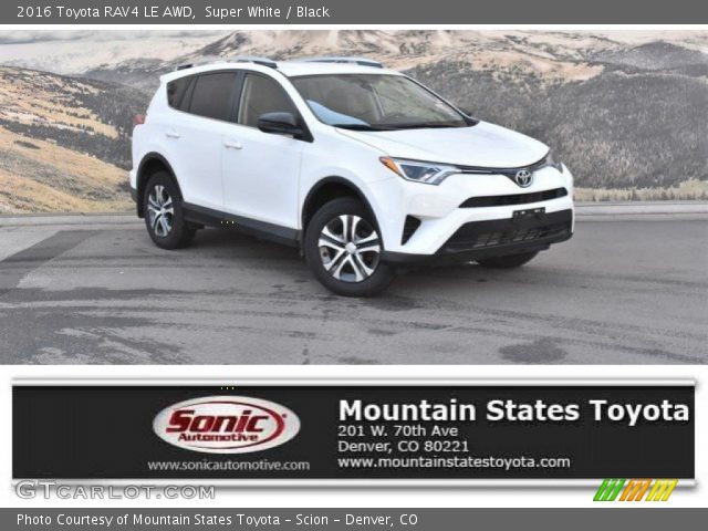 2016 Toyota RAV4 LE AWD in Super White