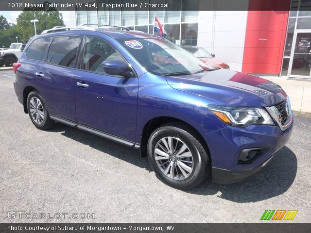 2018 Nissan Pathfinder SV 4x4 in Caspian Blue