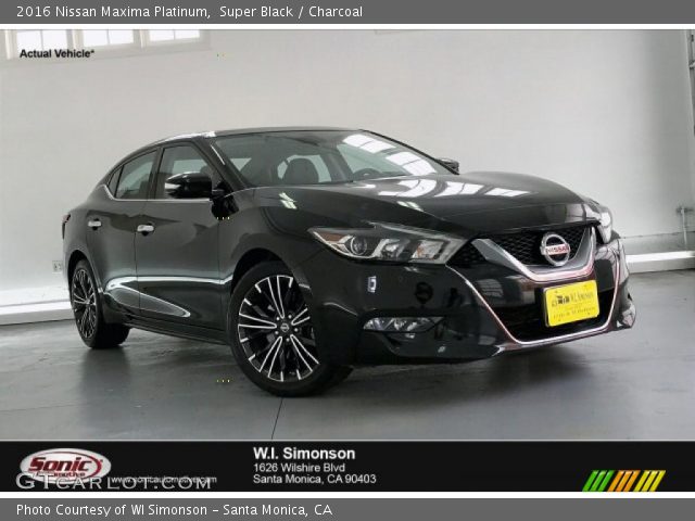 2016 Nissan Maxima Platinum in Super Black