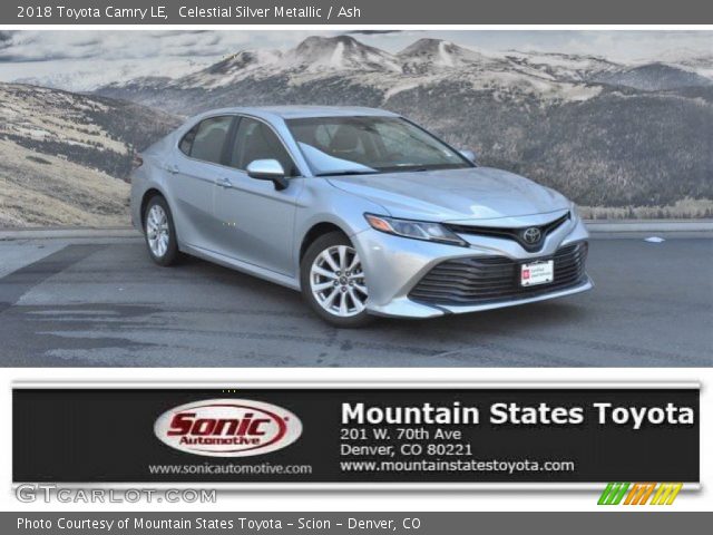 2018 Toyota Camry LE in Celestial Silver Metallic