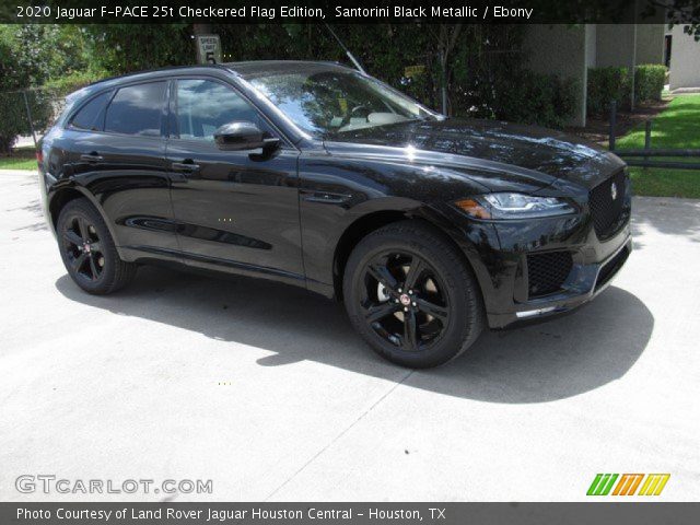 2020 Jaguar F-PACE 25t Checkered Flag Edition in Santorini Black Metallic