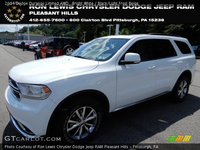 2014 Dodge Durango Limited AWD in Bright White