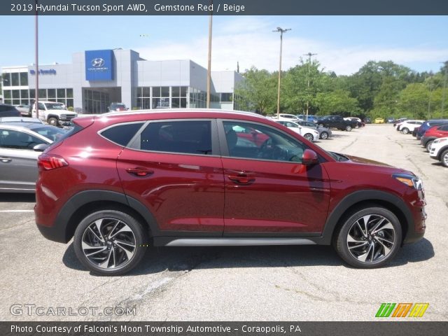 2019 Hyundai Tucson Sport AWD in Gemstone Red