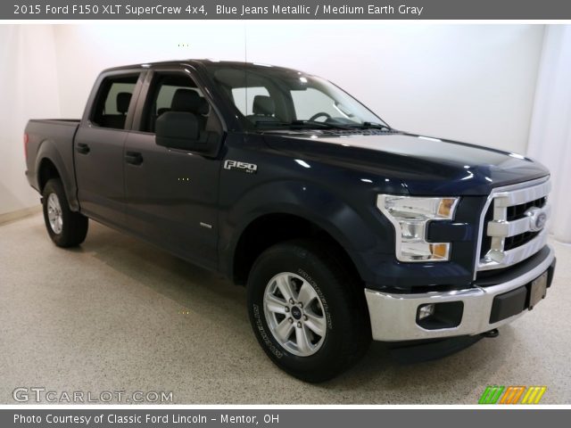 2015 Ford F150 XLT SuperCrew 4x4 in Blue Jeans Metallic