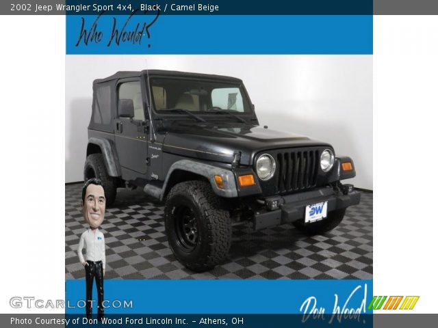 2002 Jeep Wrangler Sport 4x4 in Black