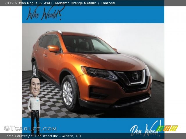 2019 Nissan Rogue SV AWD in Monarch Orange Metallic