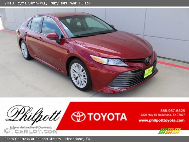 2018 Toyota Camry XLE in Ruby Flare Pearl