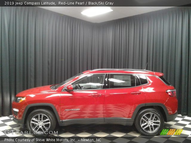 2019 Jeep Compass Latitude in Red-Line Pearl