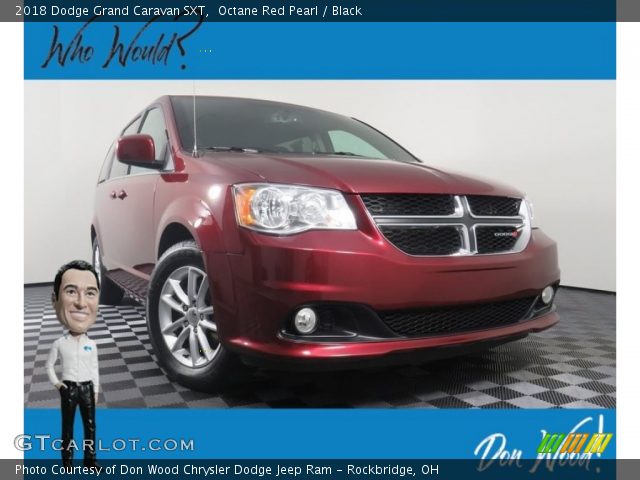 2018 Dodge Grand Caravan SXT in Octane Red Pearl