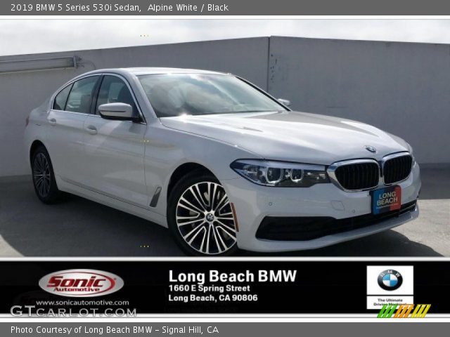2019 BMW 5 Series 530i Sedan in Alpine White