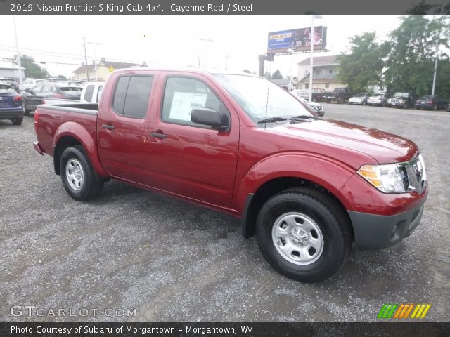2019 Nissan Frontier S King Cab 4x4 in Cayenne Red