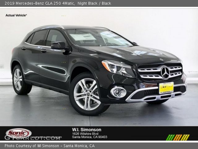 2019 Mercedes-Benz GLA 250 4Matic in Night Black