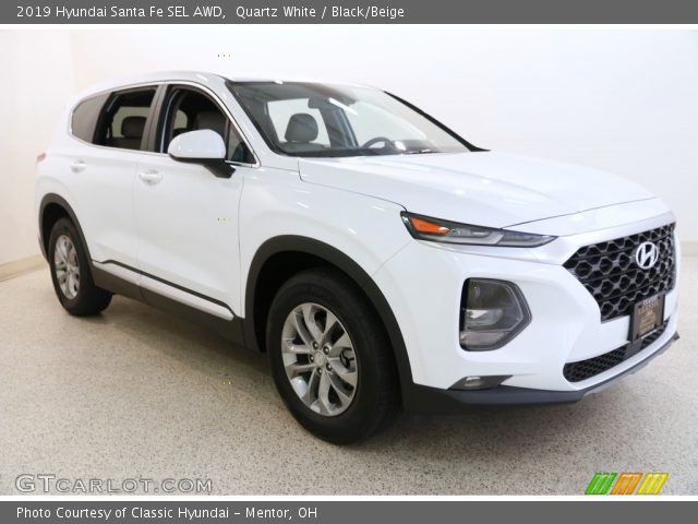2019 Hyundai Santa Fe SEL AWD in Quartz White