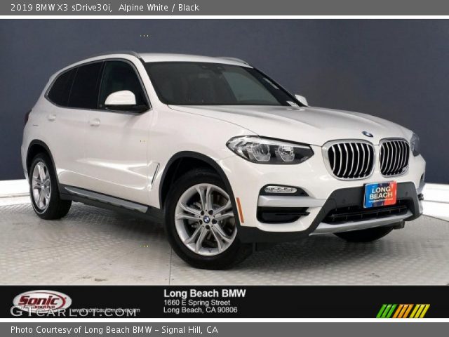 2019 BMW X3 sDrive30i in Alpine White