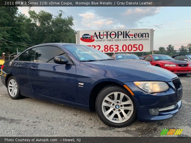 2011 BMW 3 Series 328i xDrive Coupe in Montego Blue Metallic