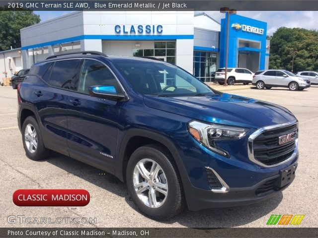 2019 GMC Terrain SLE AWD in Blue Emerald Metallic