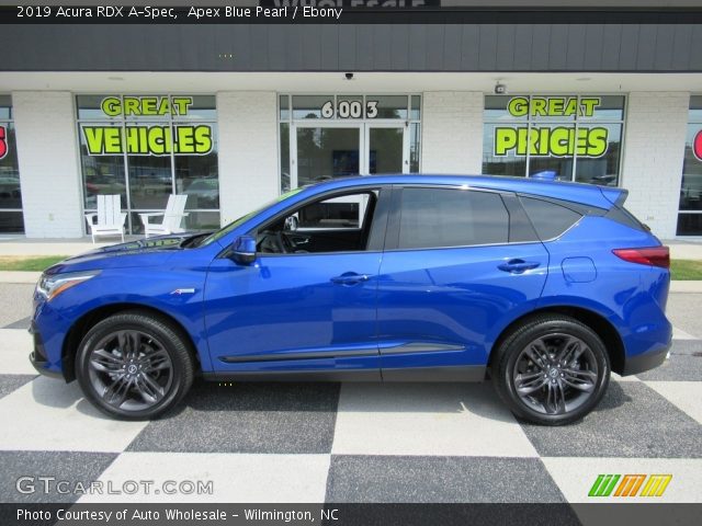 2019 Acura RDX A-Spec in Apex Blue Pearl