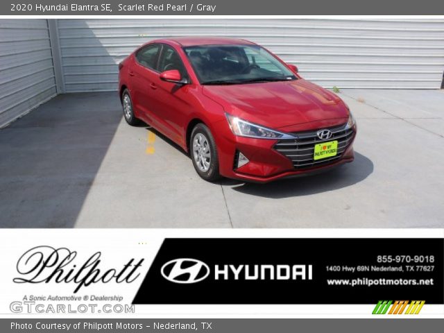2020 Hyundai Elantra SE in Scarlet Red Pearl