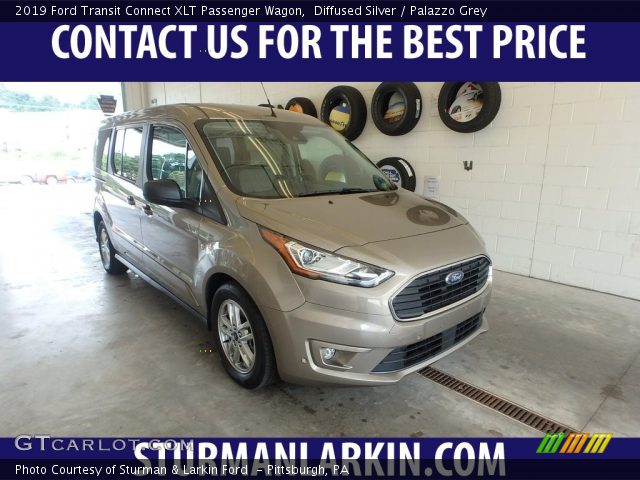 2019 Ford Transit Connect XLT Passenger Wagon in Diffused Silver