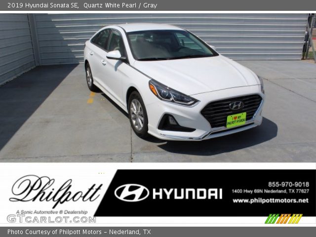 2019 Hyundai Sonata SE in Quartz White Pearl