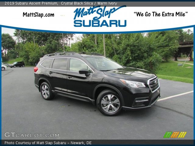 2019 Subaru Ascent Premium in Crystal Black Silica
