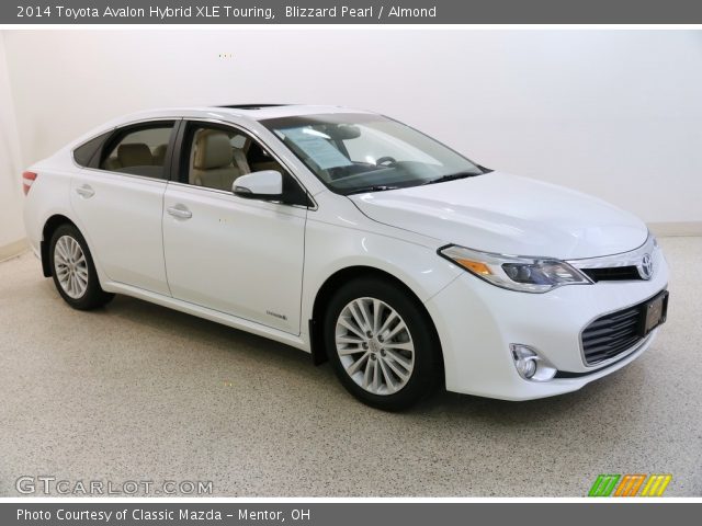 2014 Toyota Avalon Hybrid XLE Touring in Blizzard Pearl